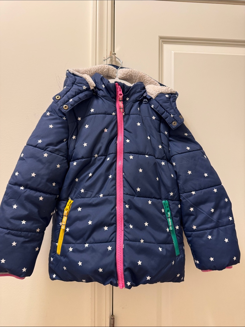 Mini Boden Girl Puffer Jacket